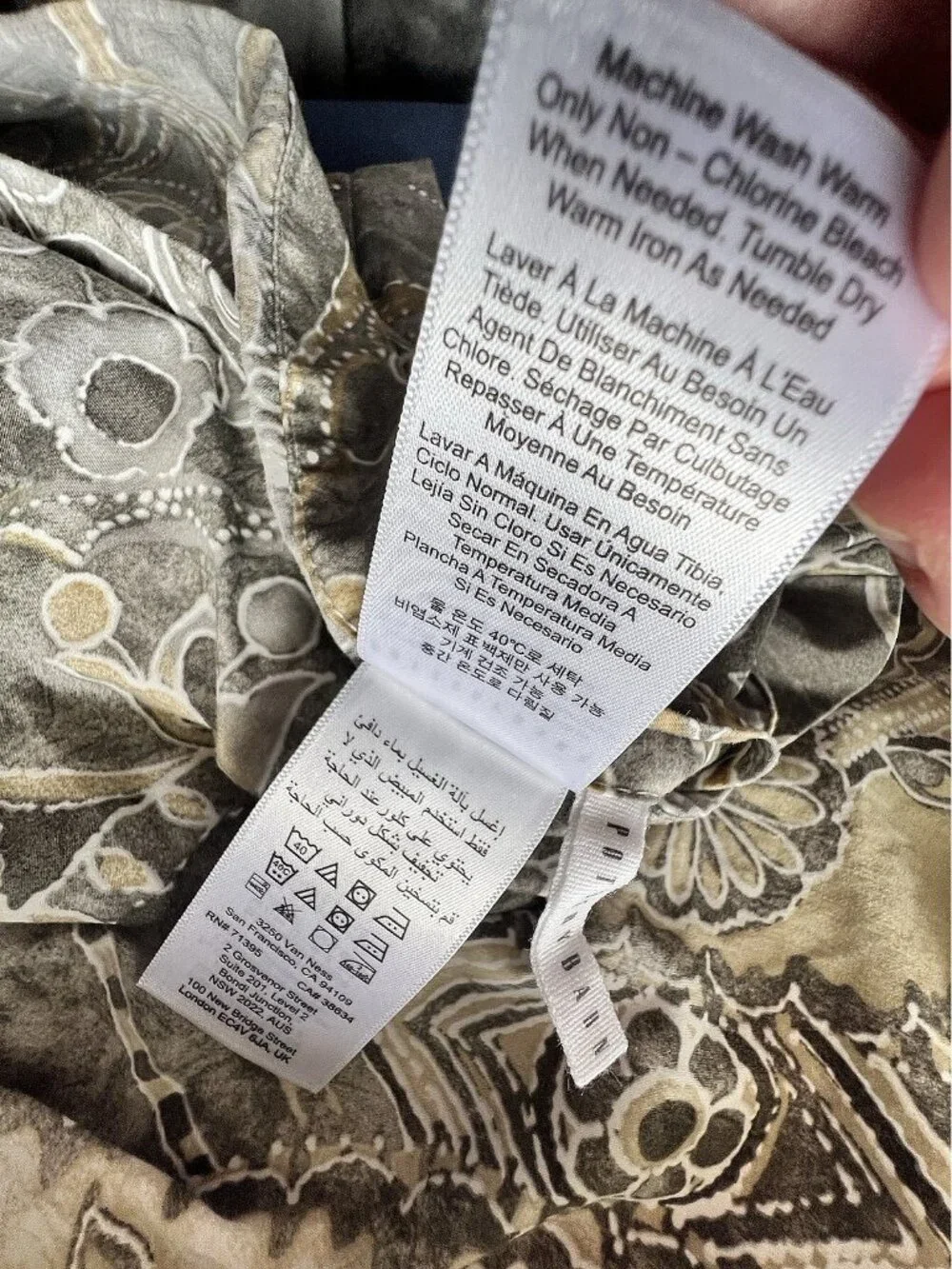 POTTERY BARN Pillow Sham KING Jacquelyn Medallion 100% Organic Cotton Sateen